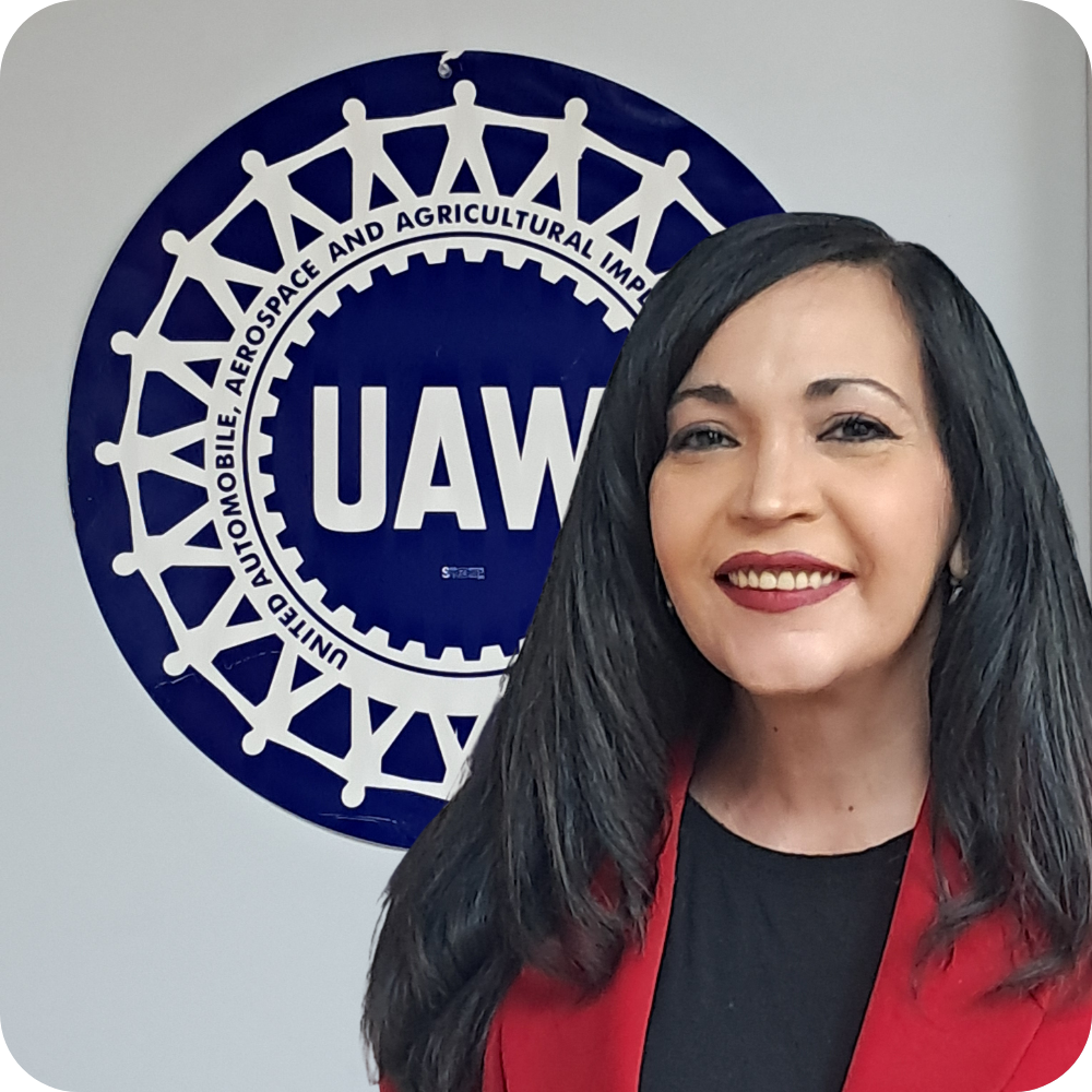 Courtney Patterson, UAW Local 659 Recording Secretary