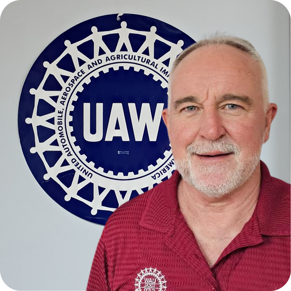 Duane Ballard, UAW Local 659 Financial Secretary